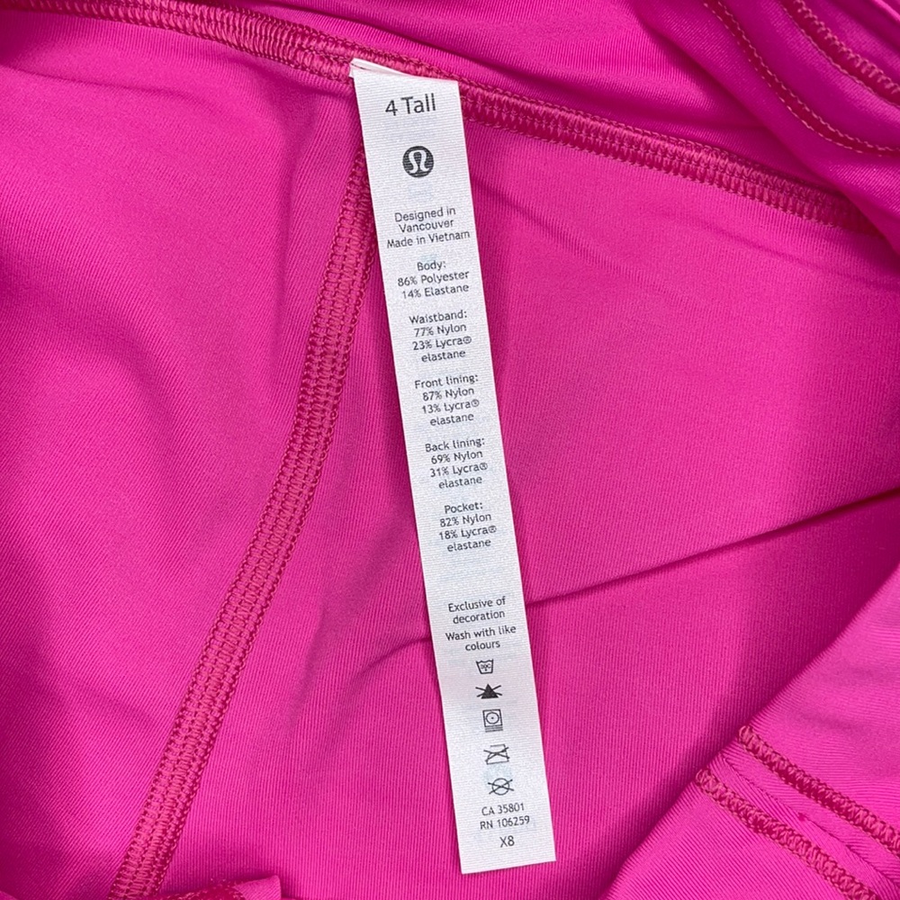 Lululemon Pace Rival Skirt *Tall 💖 Sonic Pink - Picture 5 of 12
